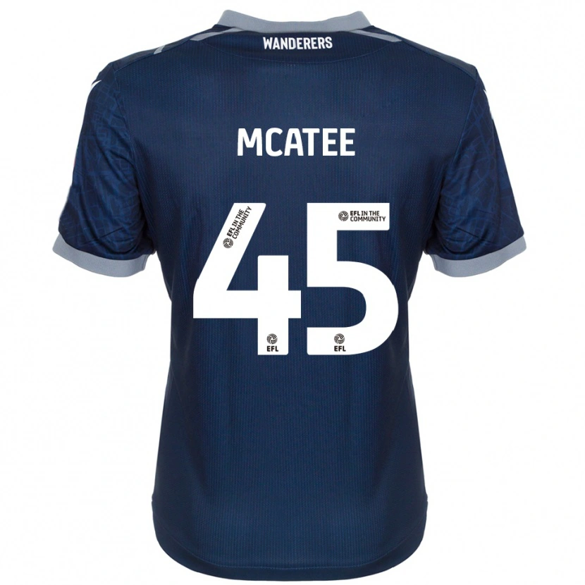 Danxen Homem Camisola John Mcatee #45 Azul Marinho Cinza Alternativa 2025/26 Camisa