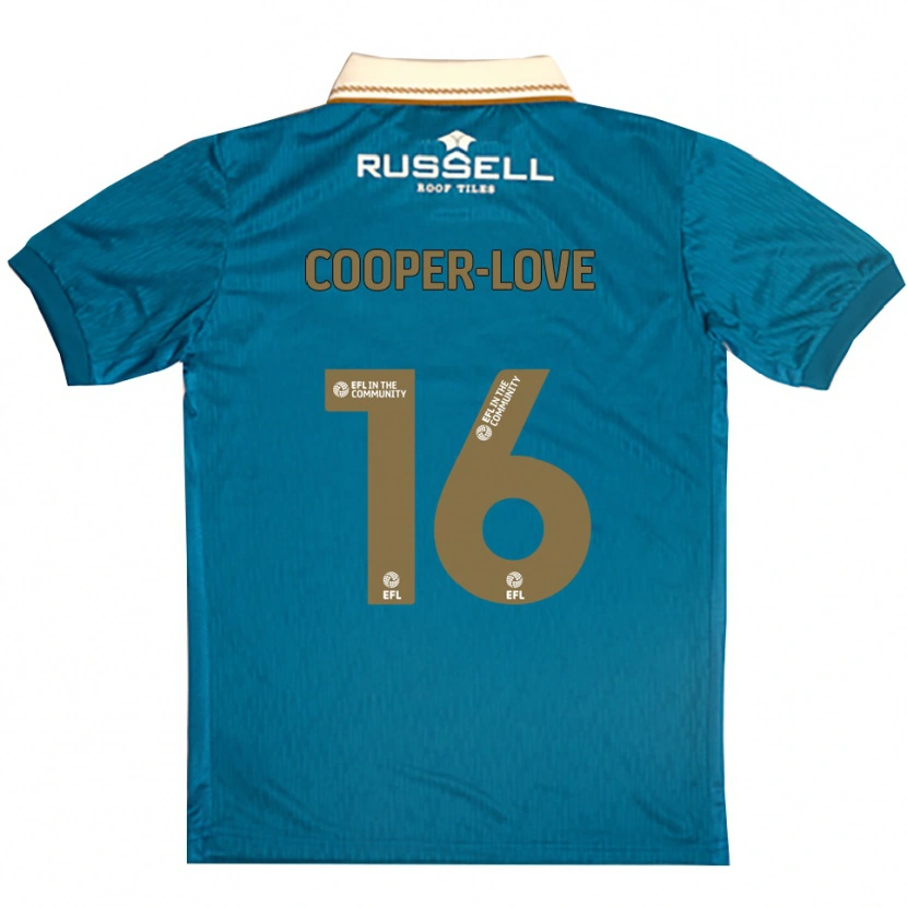 Danxen Homem Camisola Jack Cooper-Love #16 Azul Celeste Branco Alternativa 2025/26 Camisa