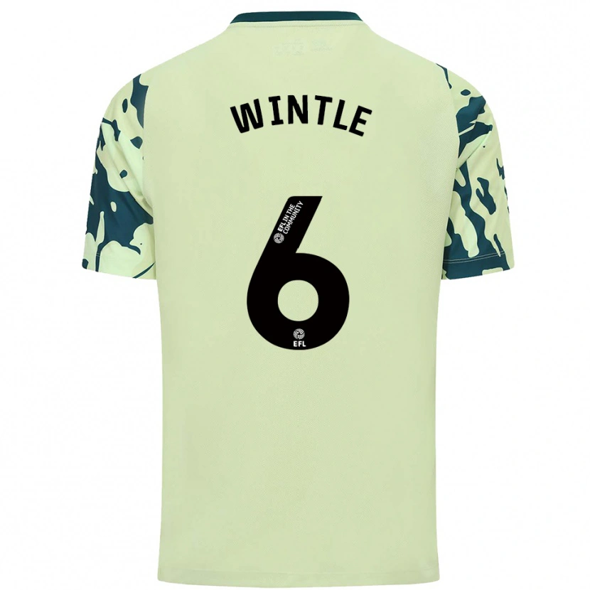 Danxen Homem Camisola Ryan Wintle #6 Verde Escuro Alternativa 2025/26 Camisa