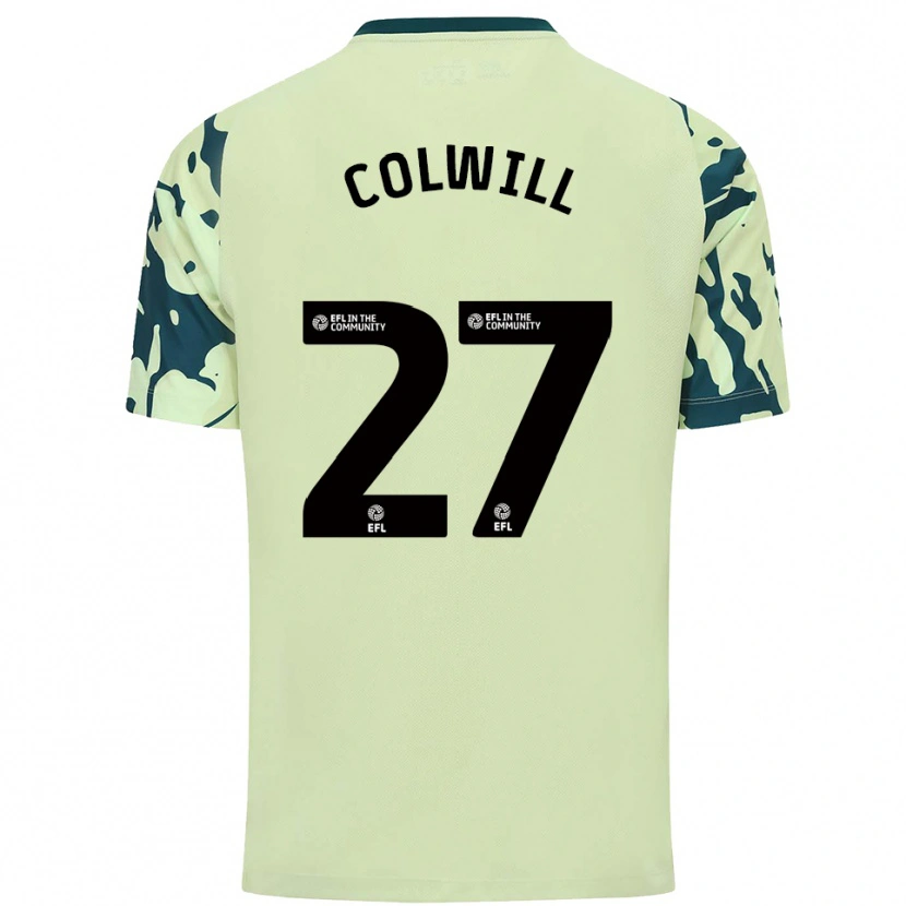 Danxen Homem Camisola Joel Colwill #27 Verde Escuro Alternativa 2025/26 Camisa