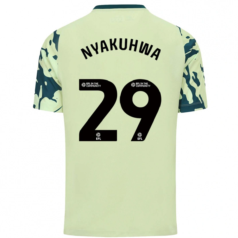 Danxen Homem Camisola Tanatswa Nyakuhwa #29 Verde Escuro Alternativa 2025/26 Camisa