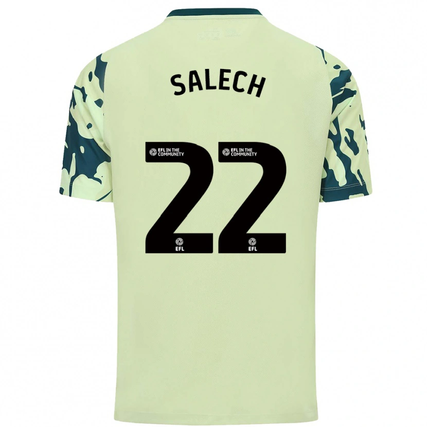 Danxen Homem Camisola Yousef Salech #22 Verde Escuro Alternativa 2025/26 Camisa