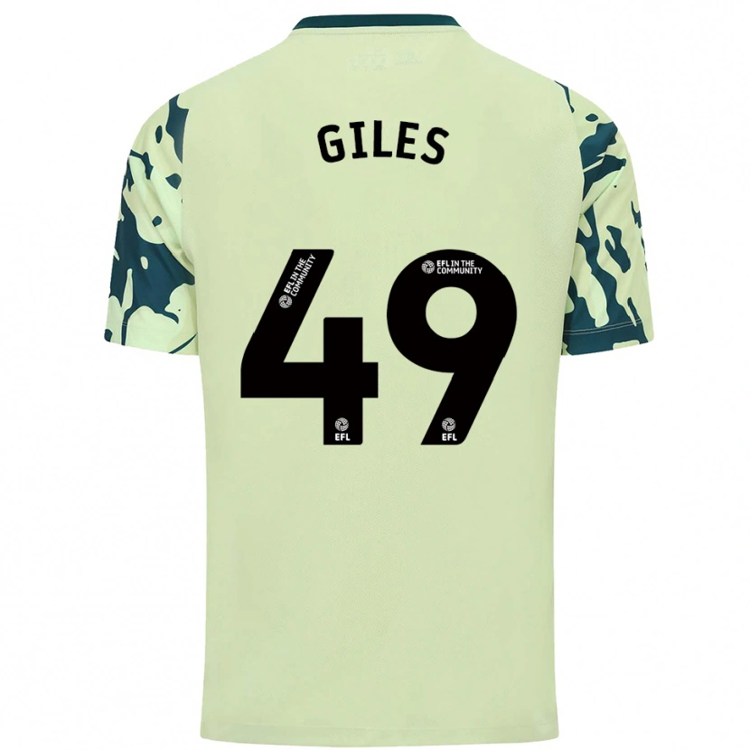 Danxen Homem Camisola Luey Giles #49 Verde Escuro Alternativa 2025/26 Camisa