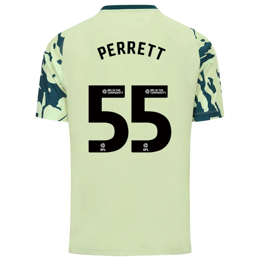 Danxen Homem Camisola Troy Perrett #55 Verde Escuro Alternativa 2025/26 Camisa