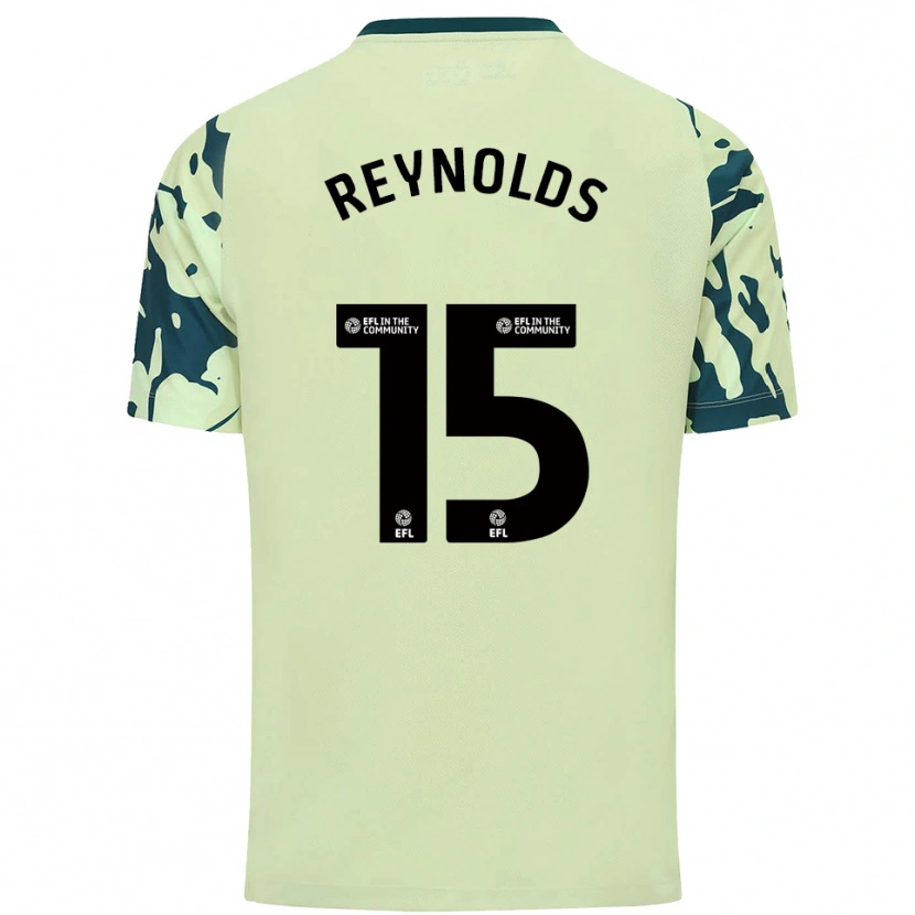 Danxen Homem Camisola Oliver Reynolds #15 Verde Escuro Alternativa 2025/26 Camisa