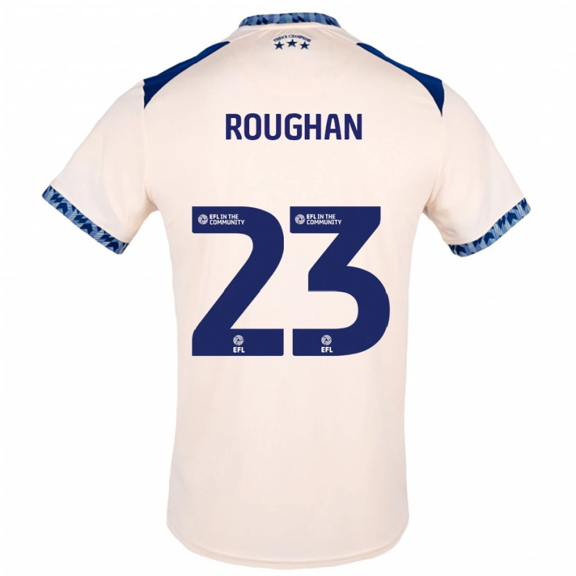 Danxen Homem Camisola Sean Roughan #23 Branco Sujo Azul Marinho Alternativa 2025/26 Camisa
