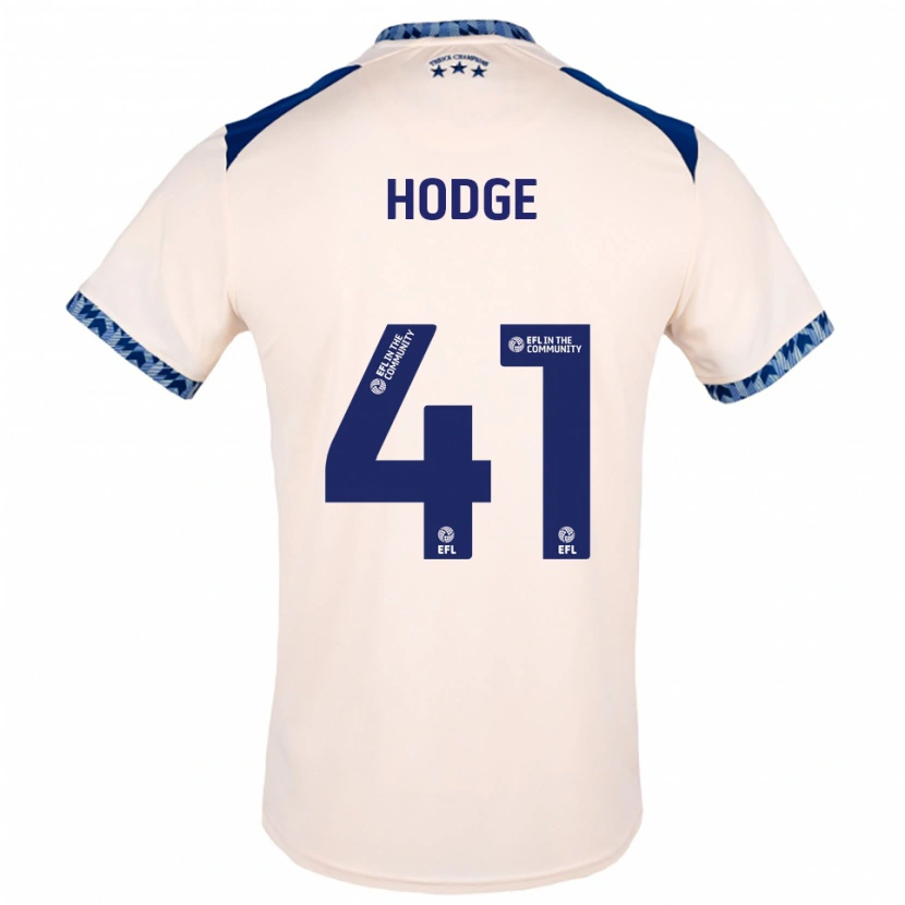 Danxen Homem Camisola Joe Hodge #41 Branco Sujo Azul Marinho Alternativa 2025/26 Camisa