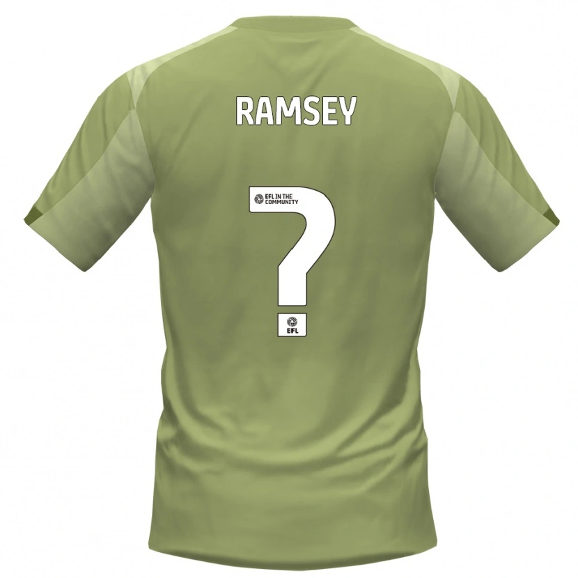 Danxen Homem Camisola Tommy Ramsey #0 Sálvia Champagne Alternativa 2025/26 Camisa