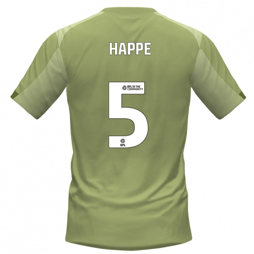 Danxen Homem Camisola Dan Happe #5 Sálvia Champagne Alternativa 2025/26 Camisa