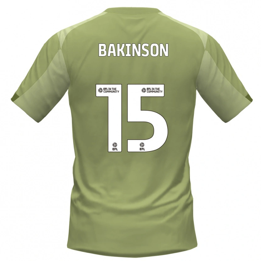 Danxen Homem Camisola Tyreeq Bakinson #15 Sálvia Champagne Alternativa 2025/26 Camisa