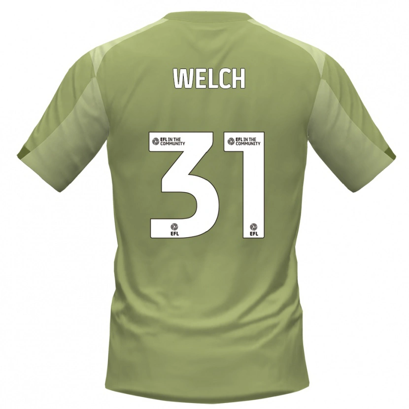 Danxen Homem Camisola Makai Welch #31 Sálvia Champagne Alternativa 2025/26 Camisa