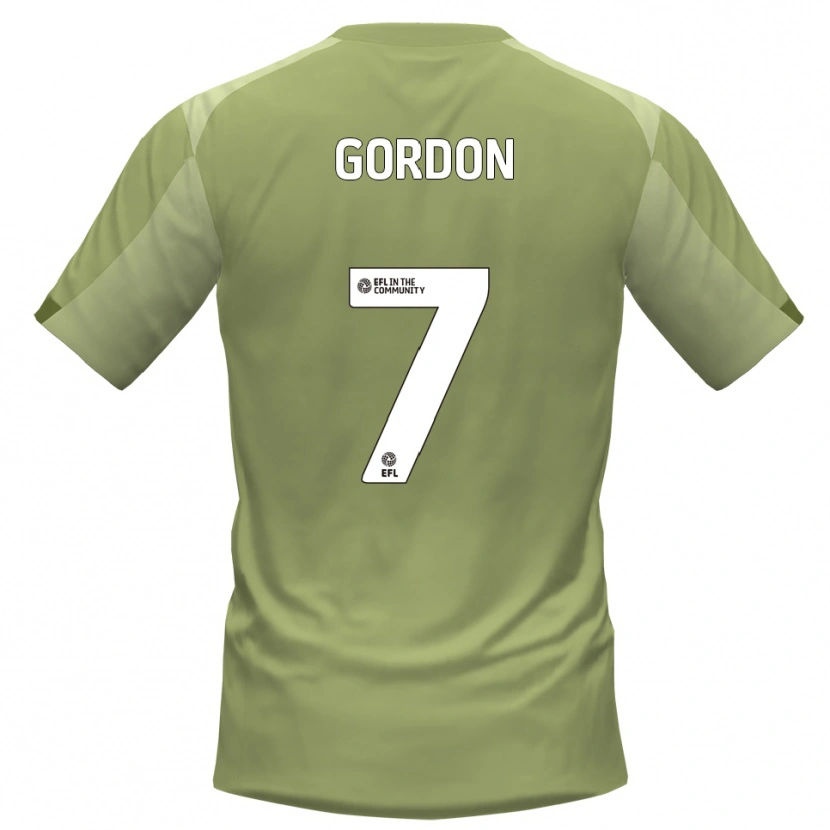 Danxen Homem Camisola Lemar Gordon #7 Sálvia Champagne Alternativa 2025/26 Camisa