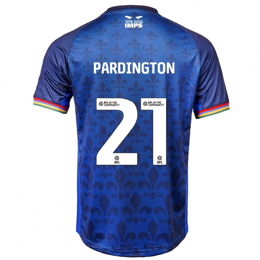 Danxen Homem Camisola Jamie Pardington #21 Azul Marinho Alternativa 2025/26 Camisa