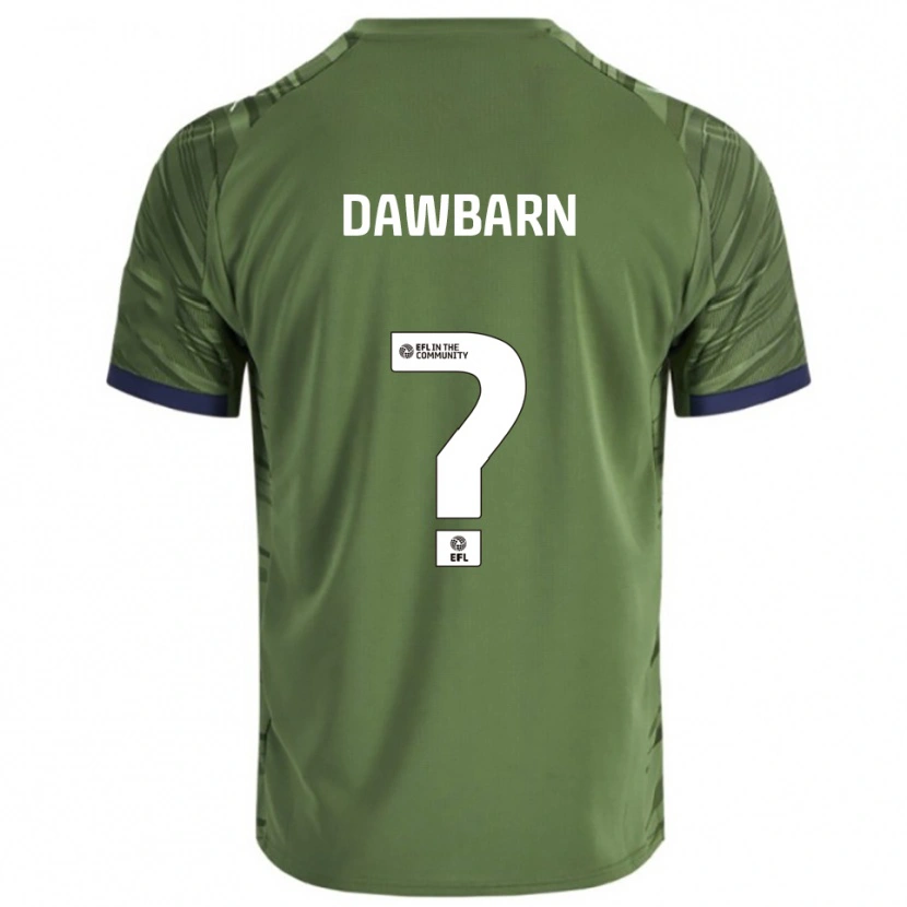 Danxen Homem Camisola Hannah Dawbarn #0 Verde Branco Alternativa 2025/26 Camisa