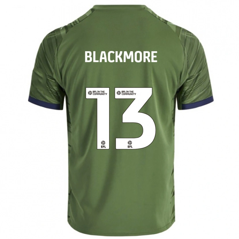 Danxen Homem Camisola Will Blackmore #13 Verde Branco Alternativa 2025/26 Camisa