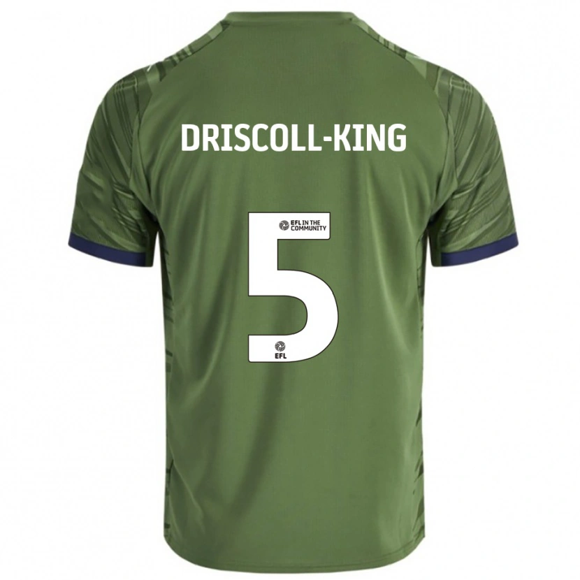 Danxen Homem Camisola Evie Driscoll-King #5 Verde Branco Alternativa 2025/26 Camisa