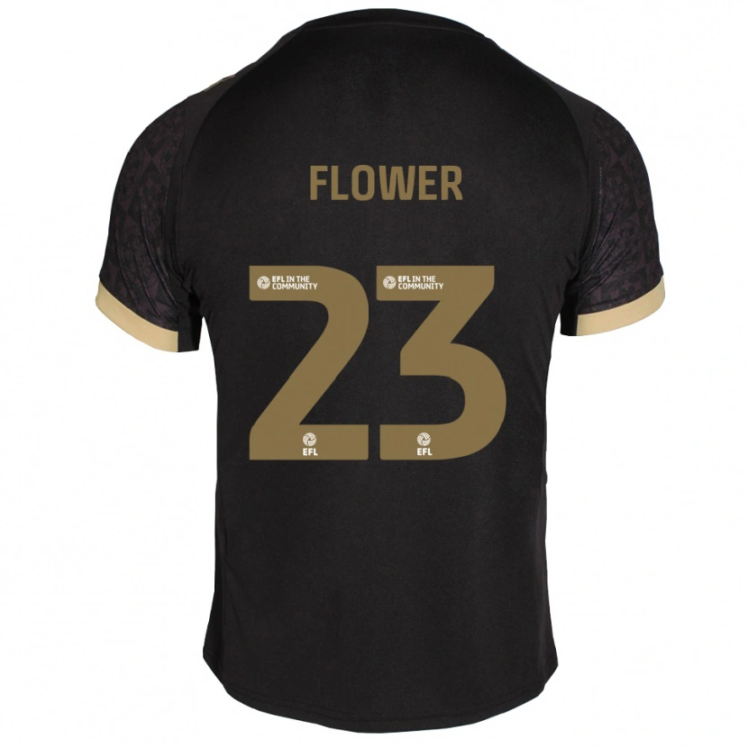 Danxen Homem Camisola Jack Flower #23 Preto Dourado Alternativa 2025/26 Camisa