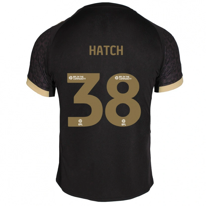 Danxen Homem Camisola Joseph Hatch #38 Preto Dourado Alternativa 2025/26 Camisa