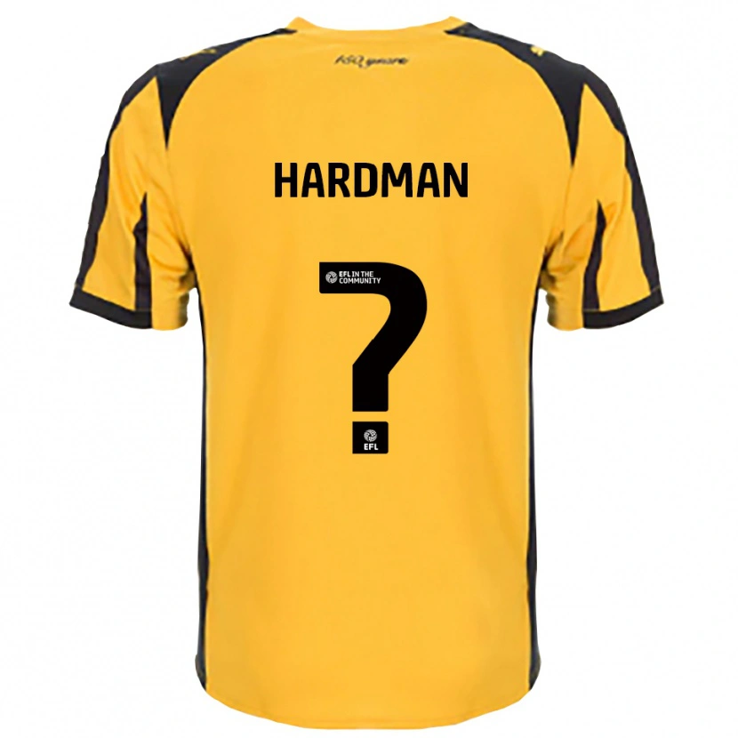 Danxen Homem Camisola Rayah Hardman #0 Laranja Preto Alternativa 2025/26 Camisa
