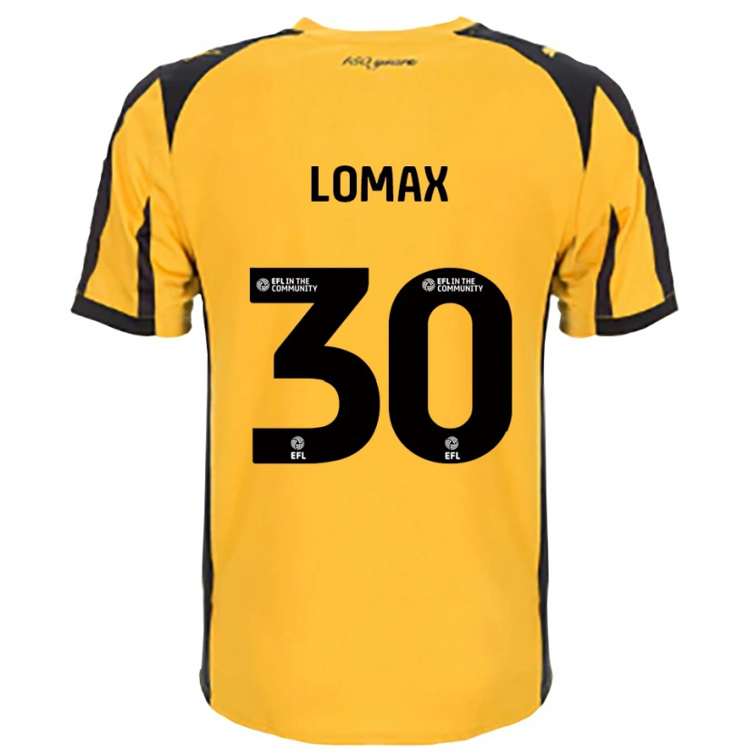 Danxen Homem Camisola Ben Lomax #30 Laranja Preto Alternativa 2025/26 Camisa