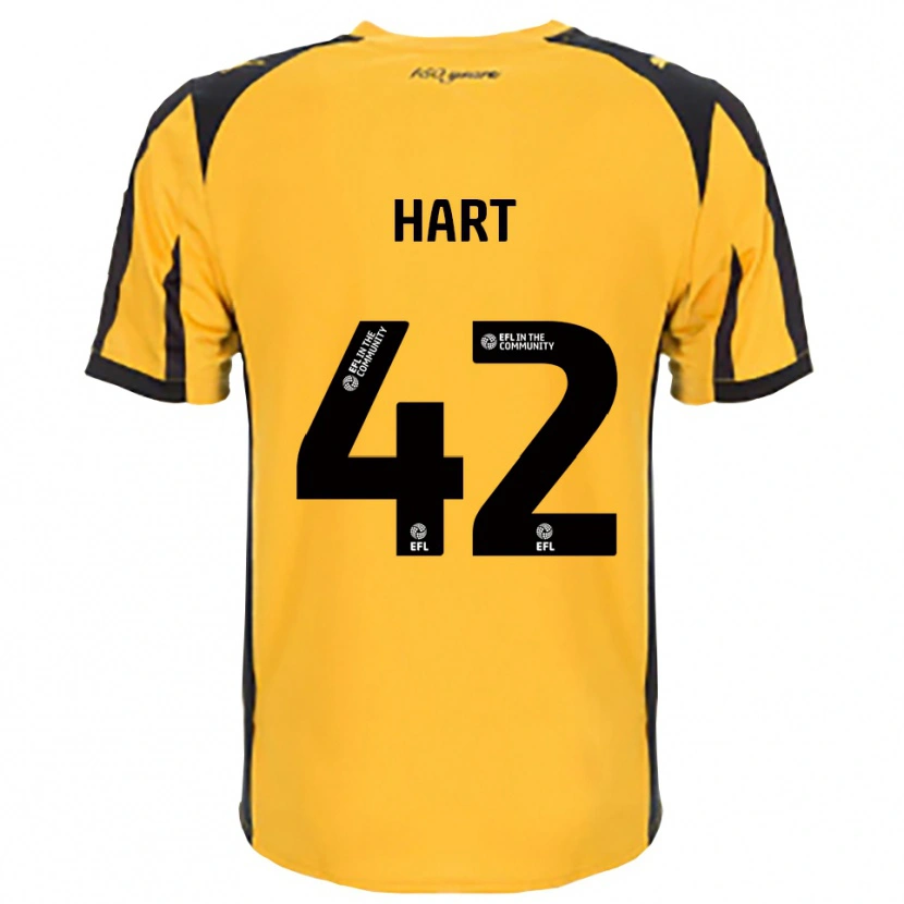 Danxen Homem Camisola Sam Hart #42 Laranja Preto Alternativa 2025/26 Camisa