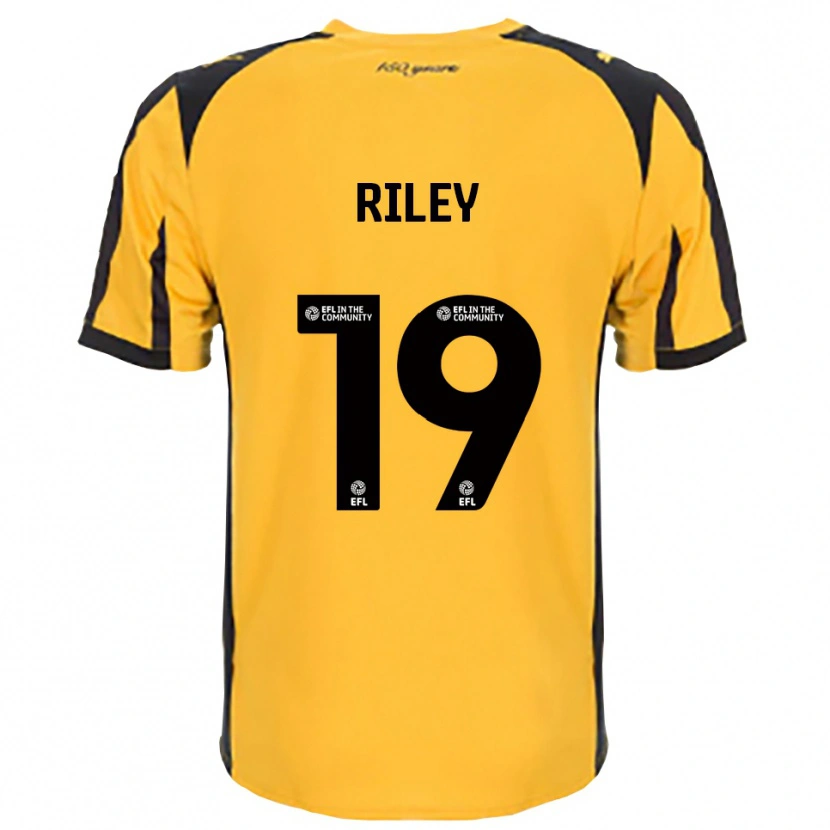 Danxen Homem Camisola Keeley Riley #19 Laranja Preto Alternativa 2025/26 Camisa
