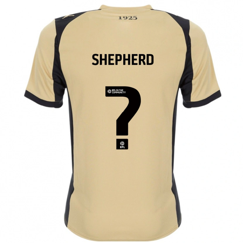 Danxen Homem Camisola Tom Shepherd #0 Dourado Preto Alternativa 2025/26 Camisa