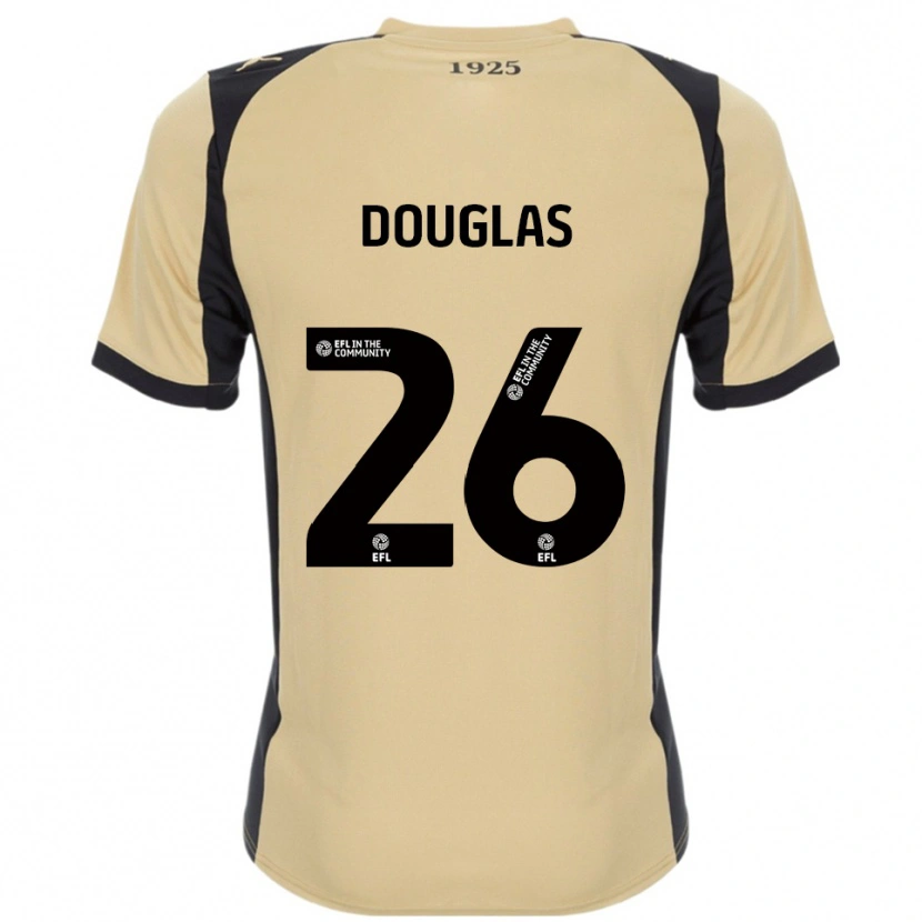 Danxen Homem Camisola Hamish Douglas #26 Dourado Preto Alternativa 2025/26 Camisa