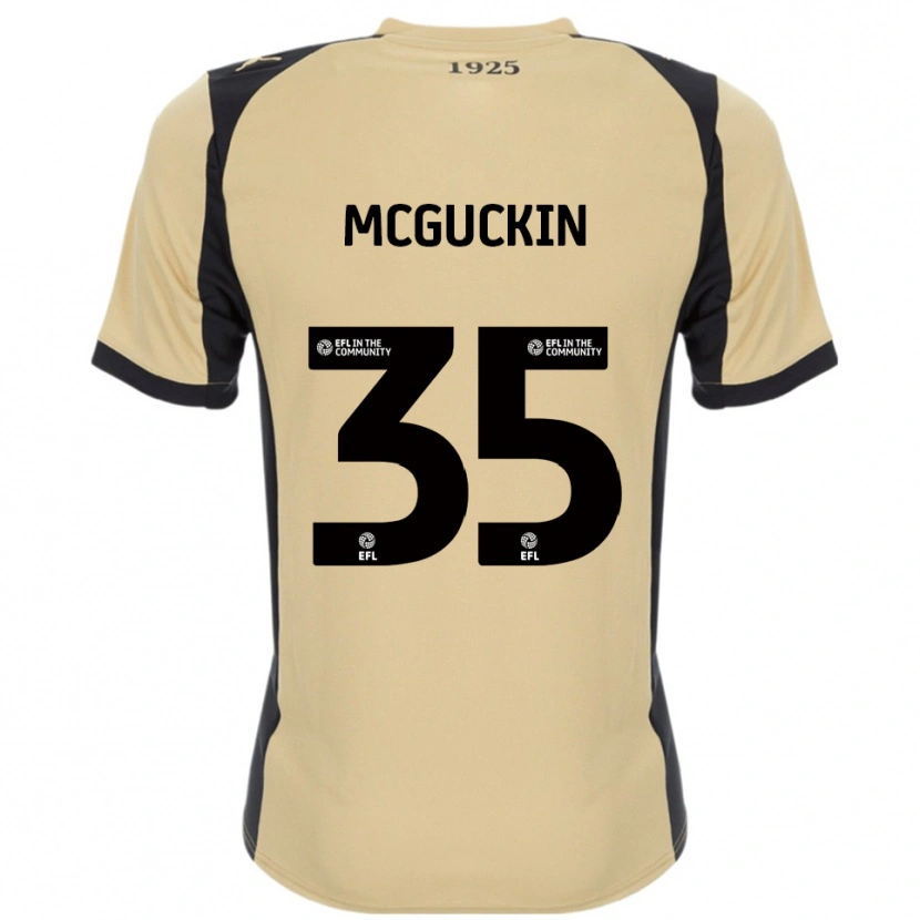 Danxen Homem Camisola Ciaran Mcguckin #35 Dourado Preto Alternativa 2025/26 Camisa