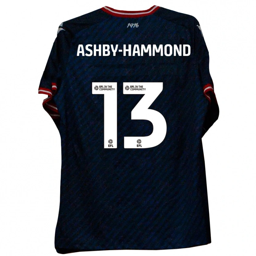 Danxen Homem Camisola Taye Ashby-Hammond #13 Azul Marinho Vermelho Alternativa 2025/26 Camisa