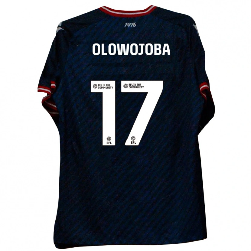 Danxen Homem Camisola Temi Olowojoba #17 Azul Marinho Vermelho Alternativa 2025/26 Camisa