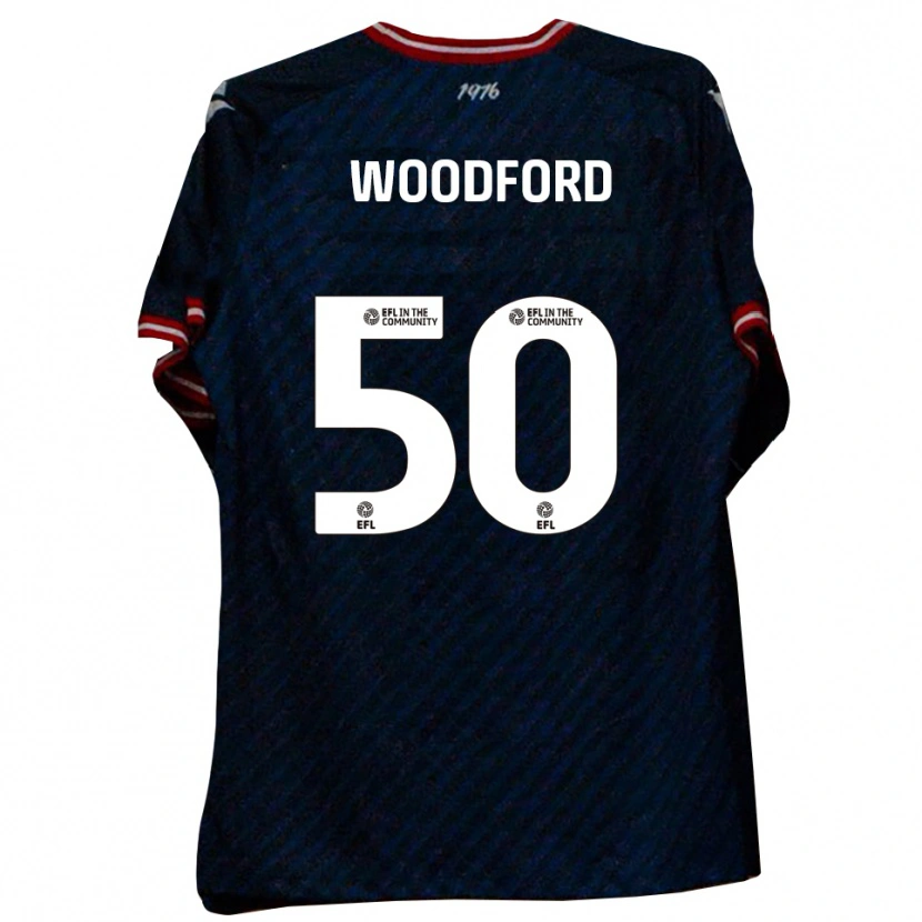 Danxen Homem Camisola Max Woodford #50 Azul Marinho Vermelho Alternativa 2025/26 Camisa