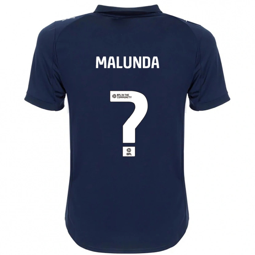 Danxen Homem Camisola Troy Malunda #0 Azul Marinho Branco Alternativa 2025/26 Camisa