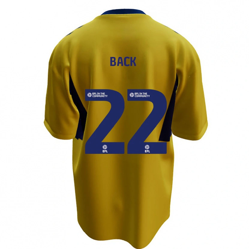 Danxen Homem Camisola Fin Back #22 Amarelo Azul Alternativa 2025/26 Camisa