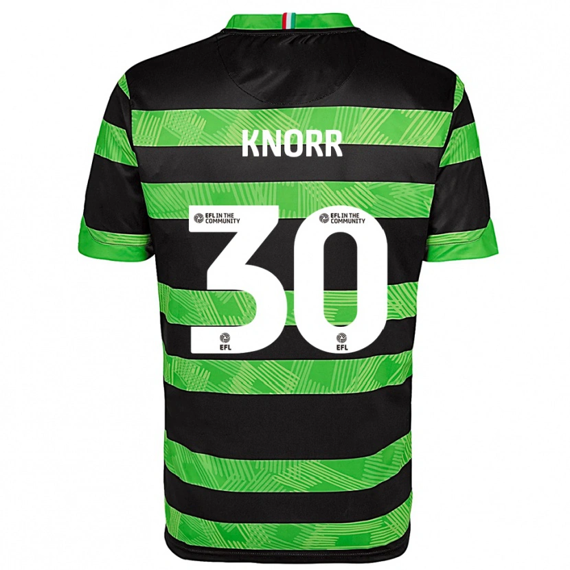 Danxen Homem Camisola Dior Knorr #30 Preto Verde Alternativa 2025/26 Camisa