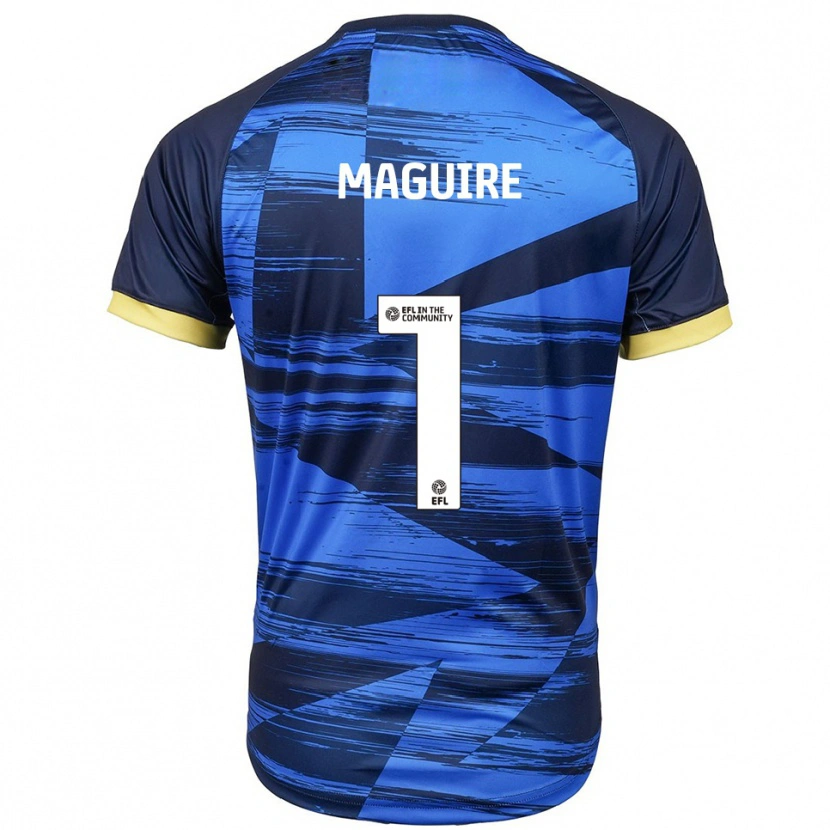 Danxen Homem Camisola Imogen Maguire #1 Azul Marinho Alternativa 2025/26 Camisa
