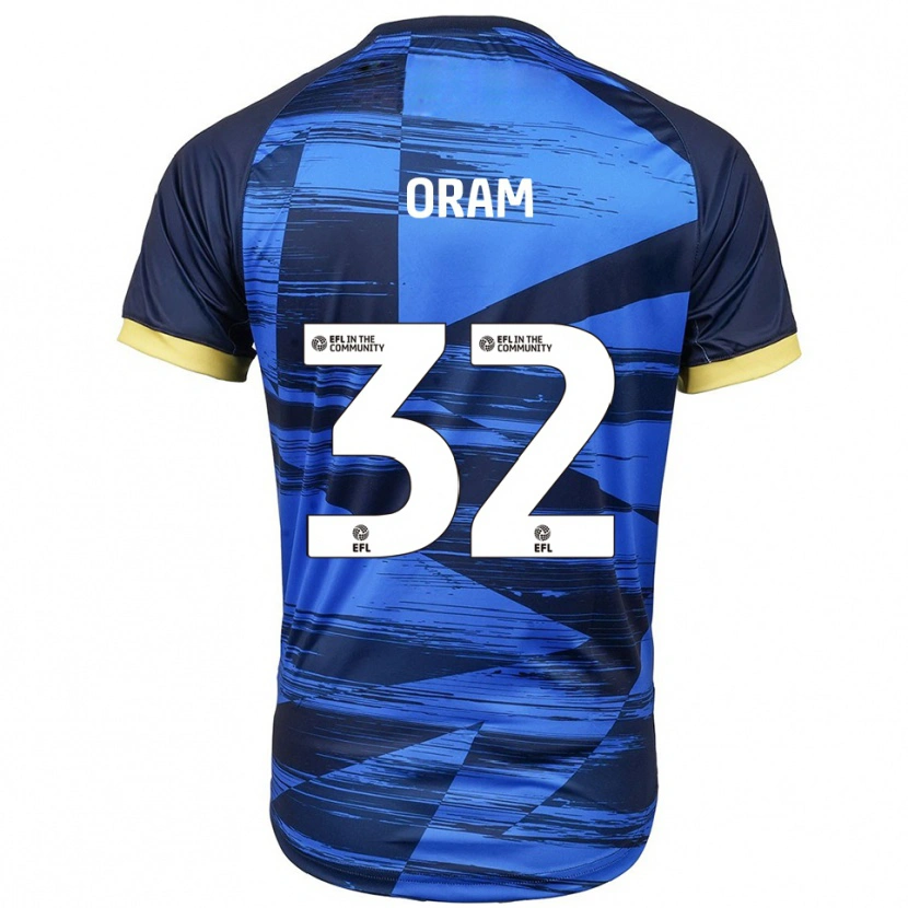 Danxen Homem Camisola Jake Oram #32 Azul Marinho Alternativa 2025/26 Camisa