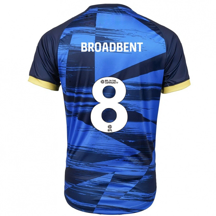 Danxen Homem Camisola George Broadbent #8 Azul Marinho Alternativa 2025/26 Camisa