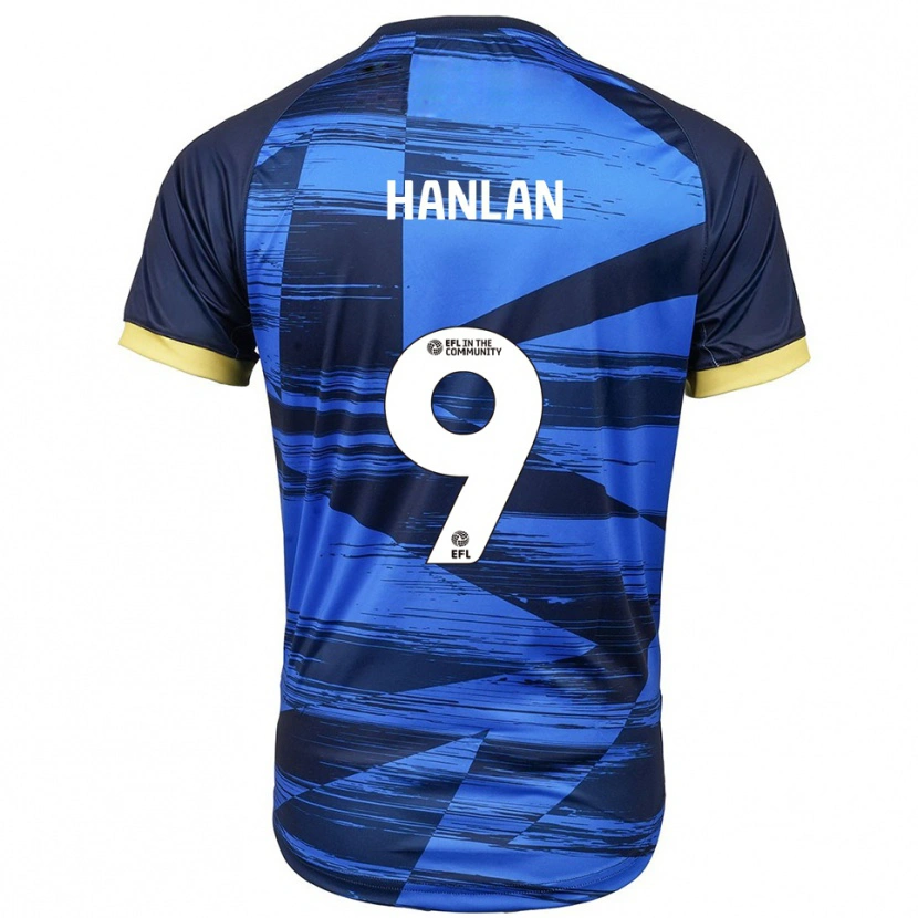 Danxen Homem Camisola Brandon Hanlan #9 Azul Marinho Alternativa 2025/26 Camisa
