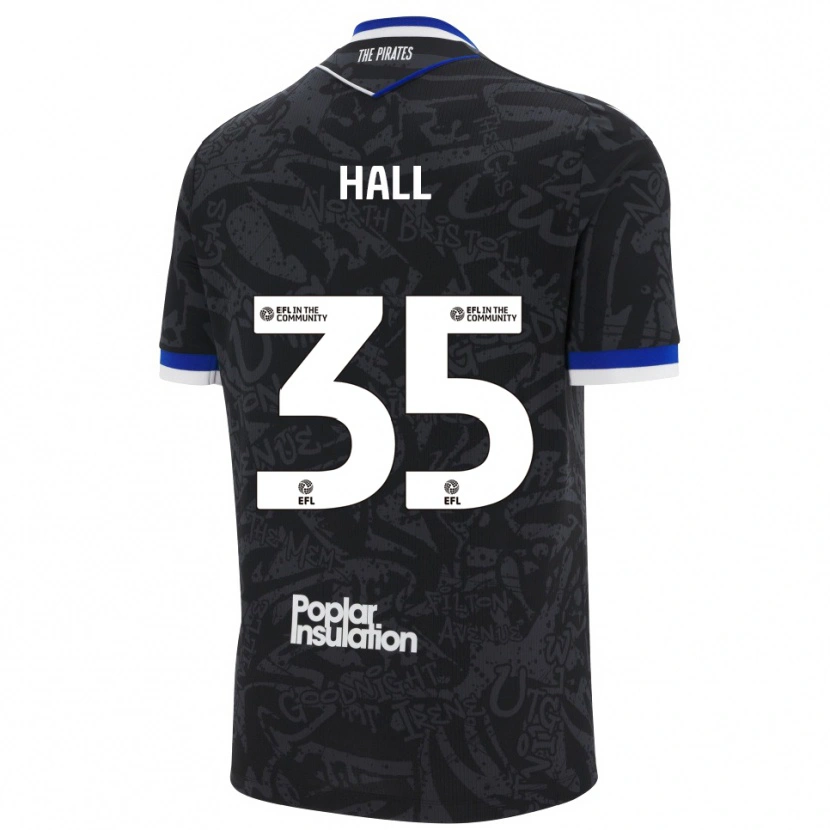 Danxen Homem Camisola Matt Hall #35 Preto Branco Alternativa 2025/26 Camisa