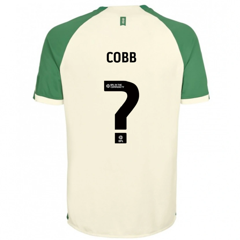 Danxen Homem Camisola Serena Cobb #0 Branco Sujo Verde Alternativa 2025/26 Camisa