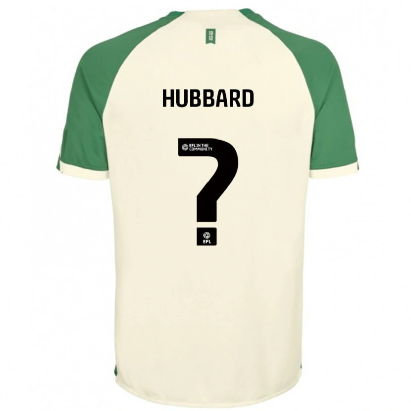 Danxen Homem Camisola Eva Hubbard #0 Branco Sujo Verde Alternativa 2025/26 Camisa