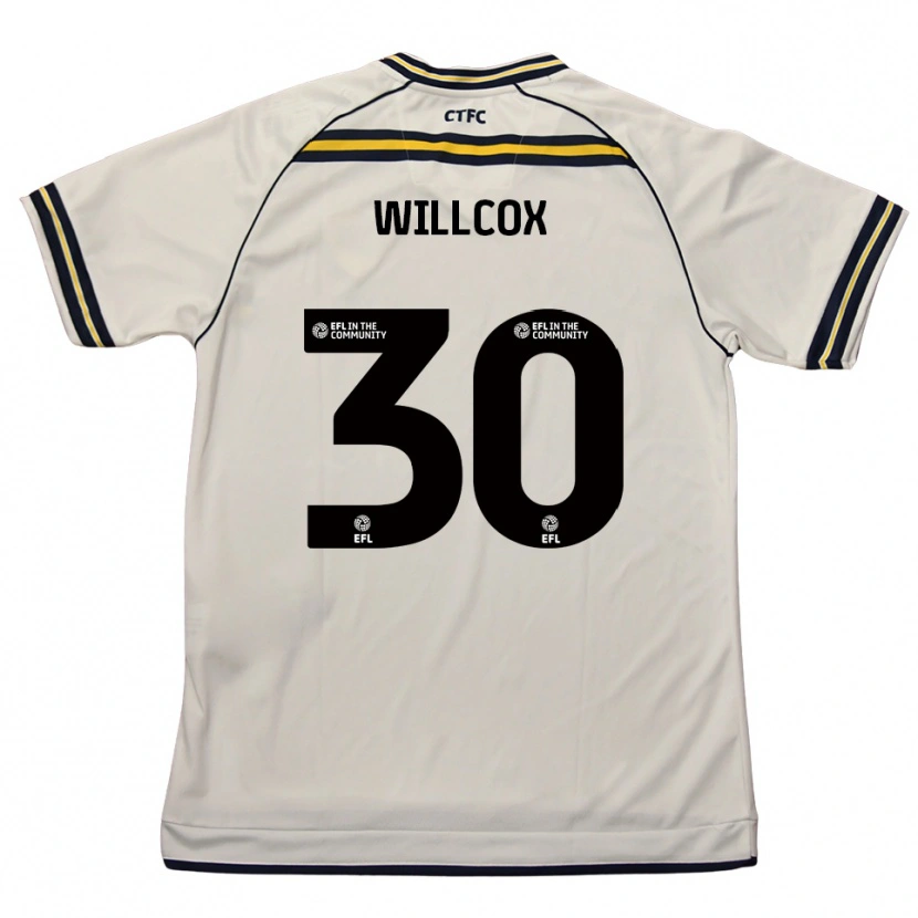 Danxen Homem Camisola Freddy Willcox #30 Branco Azul Marinho Alternativa 2025/26 Camisa