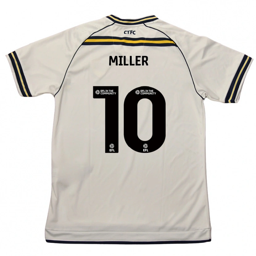 Danxen Homem Camisola George Miller #10 Branco Azul Marinho Alternativa 2025/26 Camisa