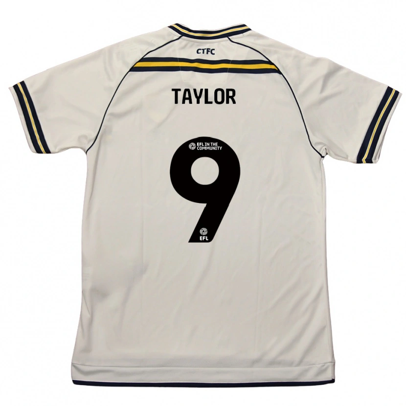 Danxen Homem Camisola Matty Taylor #9 Branco Azul Marinho Alternativa 2025/26 Camisa