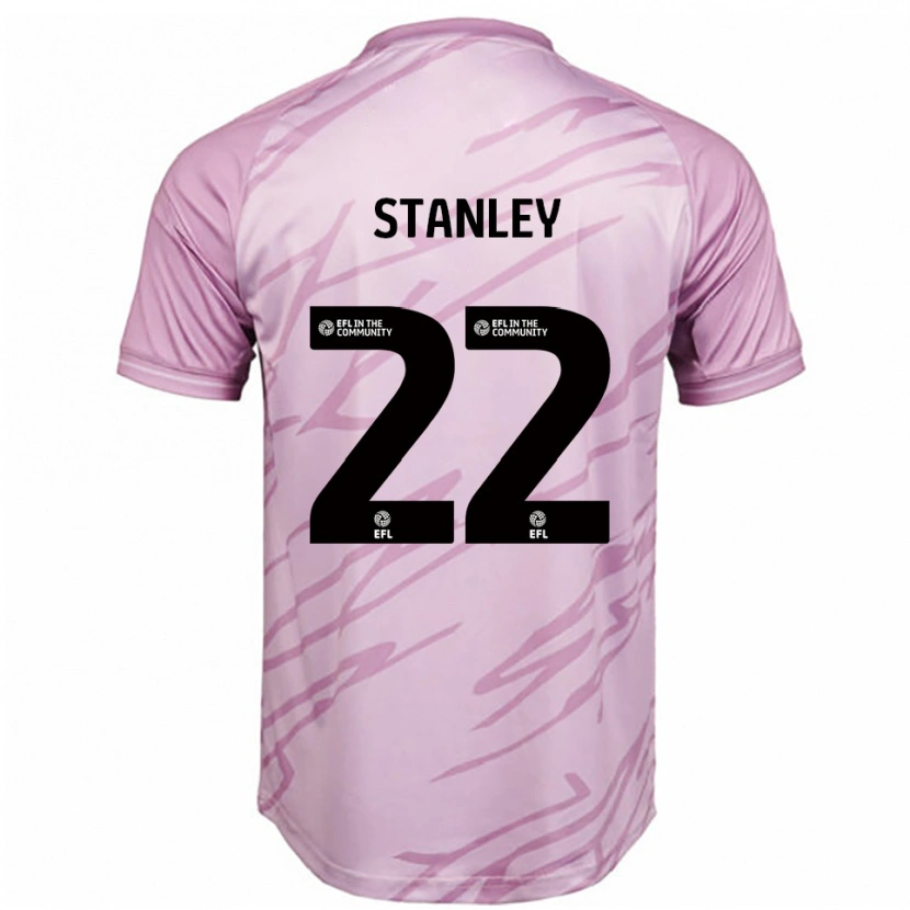 Danxen Homem Camisola Eva Stanley #22 Rosa Preto Alternativa 2025/26 Camisa