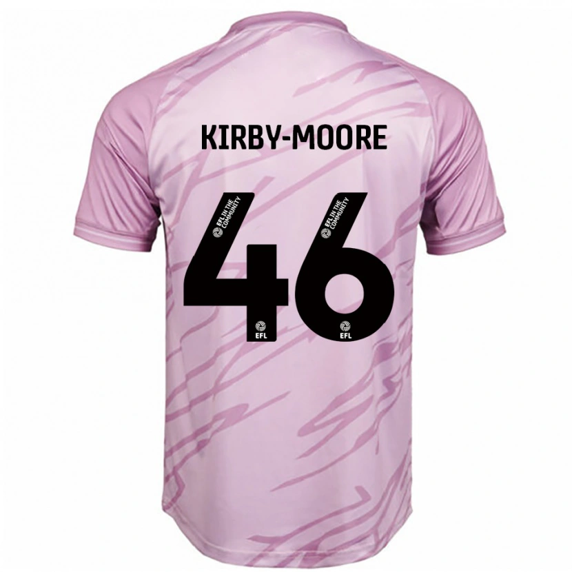 Danxen Homem Camisola Harvey Kirby-Moore #46 Rosa Preto Alternativa 2025/26 Camisa
