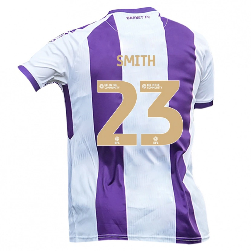 Danxen Homem Camisola Kane Smith #23 Branco Roxo Alternativa 2025/26 Camisa
