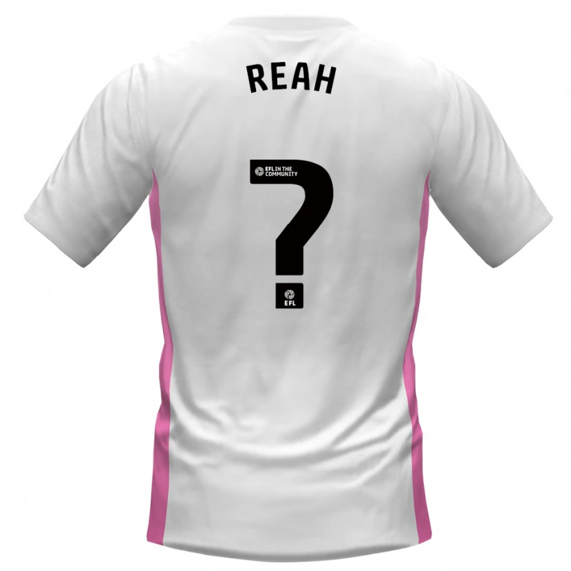 Danxen Homem Camisola Lewis Reah #0 Branco Vermelho Alternativa 2025/26 Camisa