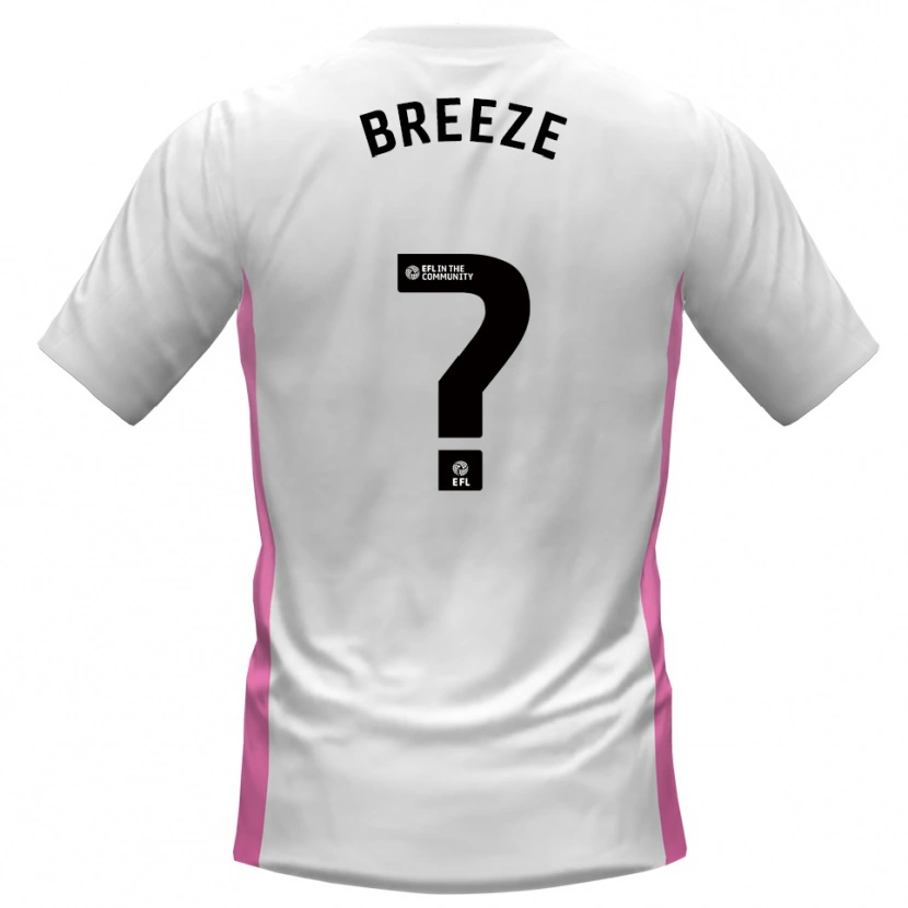 Danxen Homem Camisola Meghan Breeze #0 Branco Vermelho Alternativa 2025/26 Camisa